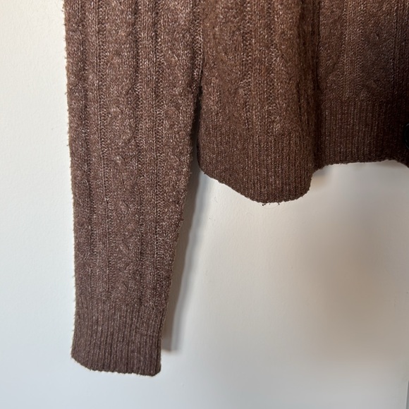 Pink Rose Ribbed Mini Cardigan - Picture 4 of 6